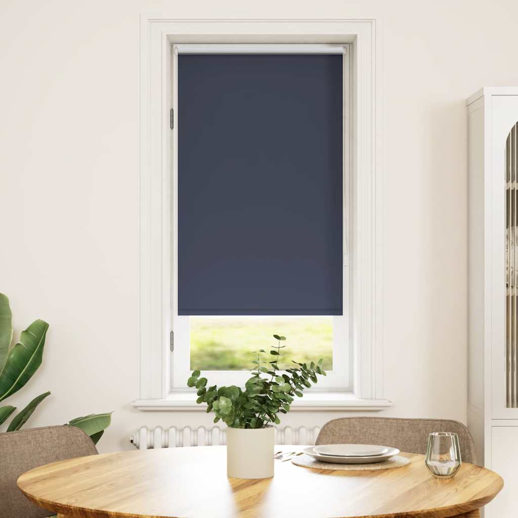 vidaXL Rullgardin mörkläggande 60x120 cm marinblå